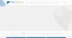 Desktop Screenshot of glemedical.com